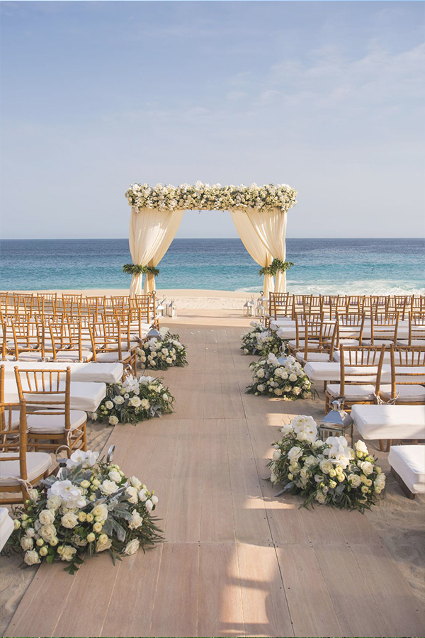 beach side decoration from the event.